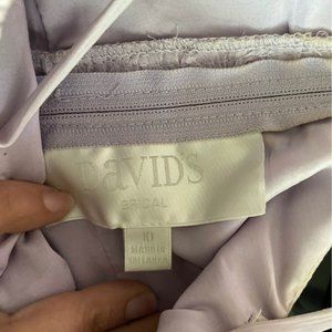Lavender jr bridesmaid dress